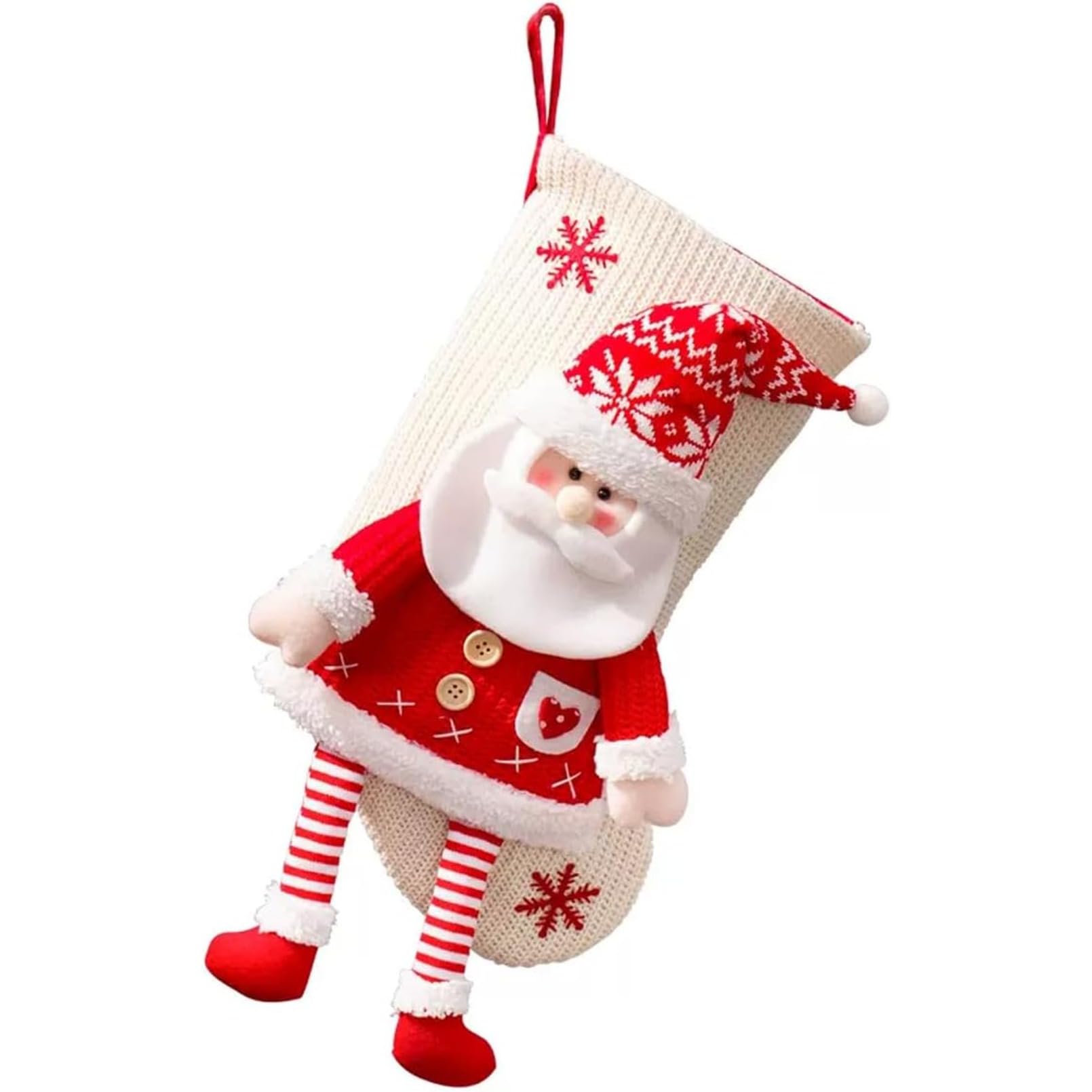 Amazon | ULOVEJOY クリスマス 靴下【クリスマス限定】サンタ
